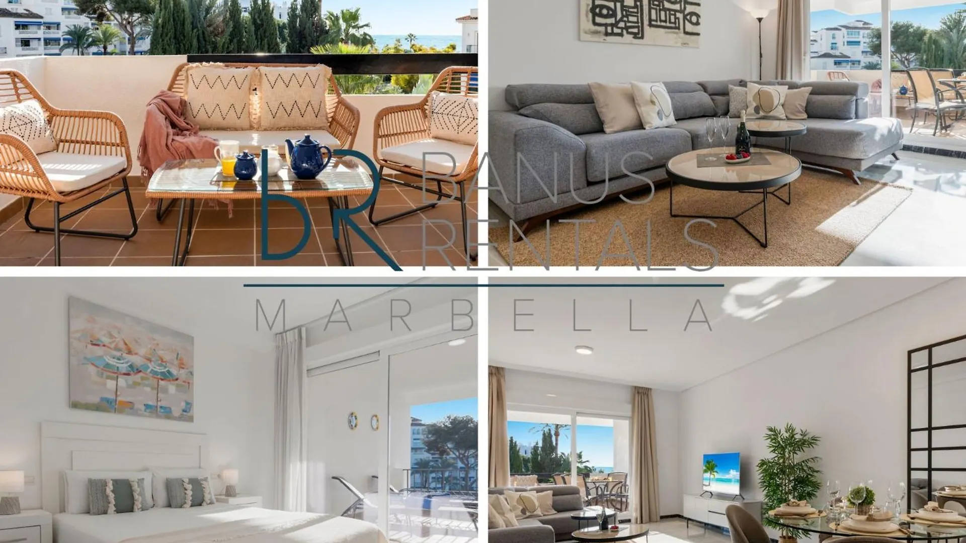 מארבלה Banus Rentals Luminoso Apartamento Con Vistas Al Mar